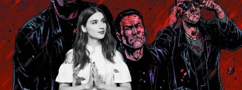 Ая Кэш в роли Штормфронт на кадрах 2 сезона «Пацанов»