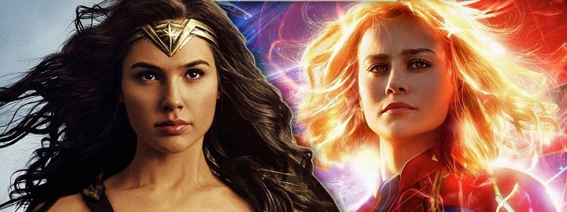 Бри Ларсон показала изображение Капитана Марвел вместе с Чудо-женщиной