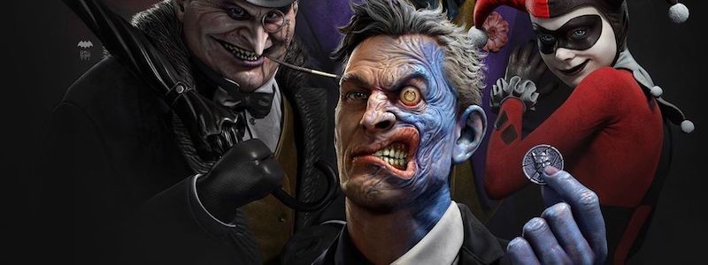 Художник God of War нарисовал злодеев Бэтмена