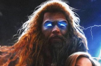 Крис Хемсворт и Натали Портман на этом постере «Тор: Любовь и гром»