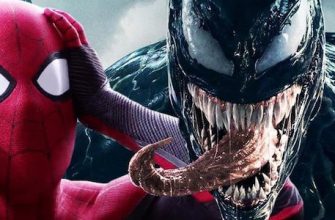 Веном жестоко расправляется с Человеком-пауком на этом изображении