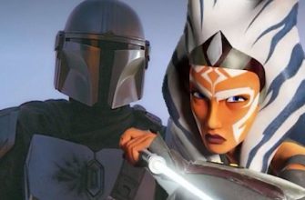 Боба Фетт и Асока Тано на этом постере 2 сезона «Мандалорца»