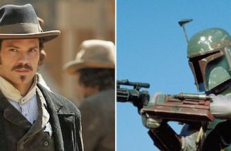 Тимоти Олифанта носит костюм Боба Фетта во 2 сезоне «Мандалорец»