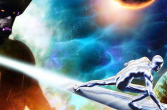 Галактус и Серебряный Серфер на этом постере 4 Фазы MCU