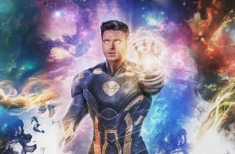 Герои фильма «Вечные» на этих постерах